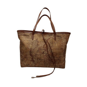 Alviero Martini Cork Atlas Tote Made In Italy